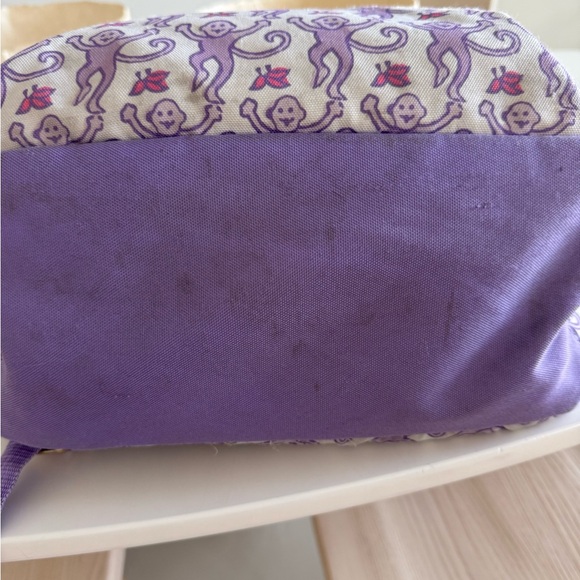 Roller Rabbit Purple Monkey Print Kids Backpack and Lunch bag - Picture 4 of 7